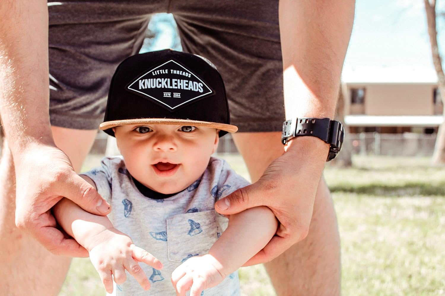 Born to Love Baby Boy Infant Trucker Sun Hat Toddler Baseball Cap White and Blue Lightning Hat: Clothing