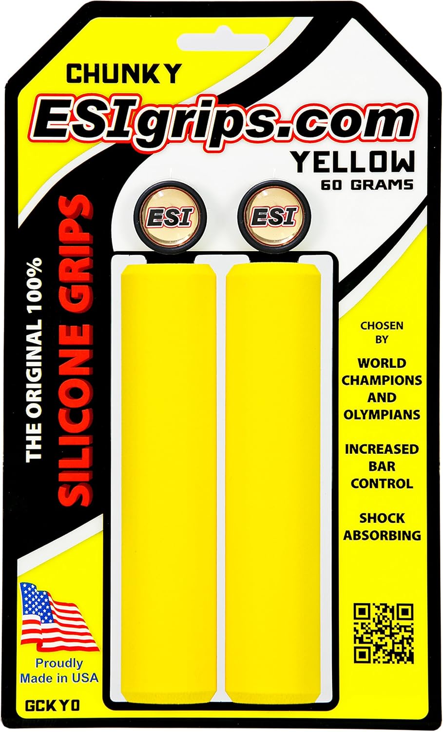 yellow mtb grips