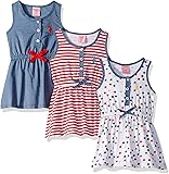 U.S. Polo Assn. Baby Girl's 3 Pack Fashion Dress Dress