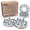 RockTrix 4pcs 1.25 inch Hubcentric 5x4.5 Wheel Spacers (71.5mm bore, 1/2x20 Studs) Compatible with Jeep Cherokee XJ Grand Cherokee ZJ Wrangler YJ TJ Liberty KJ KK (32mm 5x114.3)