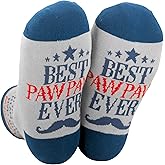 InnoBeta Pawpaw Fathers Day Socks Gift, Pawpaw Gifts for Grandpa, One Size Crew Socks