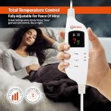 Warmer Luxury Electric Heated Throw Blanket with 9 Heat Settings & 9 Hour Timer view 5