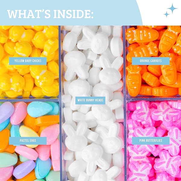 SWEETS INDEED CANDY EYEBALLS, EDIBLE EYES, ASSORTED VARIETY, PERFECT FOR CAKE DECORATIONS, BAKING, ICE CREAM, COOKIES, CUPCAKE TOPPER, 4.23 OUNCES (CANDY EYEBALL TACKLEBOX) (EASTER TACKLEBOX)