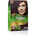 Vatika Naturals Permanent Hair Dye Dark Brown, 100% Grey Coverage, Ammonia-Free, for Rich, Long-Lasting Color, No Damage, for Healthy, Vibrant Hair - 18 Sachets X 10g (Dark Brown, Pack of 3)