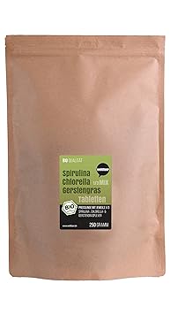 Wohltuer Spirulina + Chlorella + Gerstengras Bio Algen Superfood Mix Tabletten in Rohkostqualität 250g