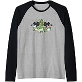 Rick and Morty Pickle Rick Raglan Baseball Tee