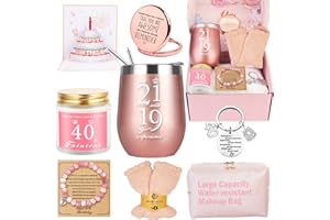 40th Birthday Gifts For Women, 40 Year Old Birthday Gifts For Women, 40th Birthday Gifts Basket for Best Friends Female Siste