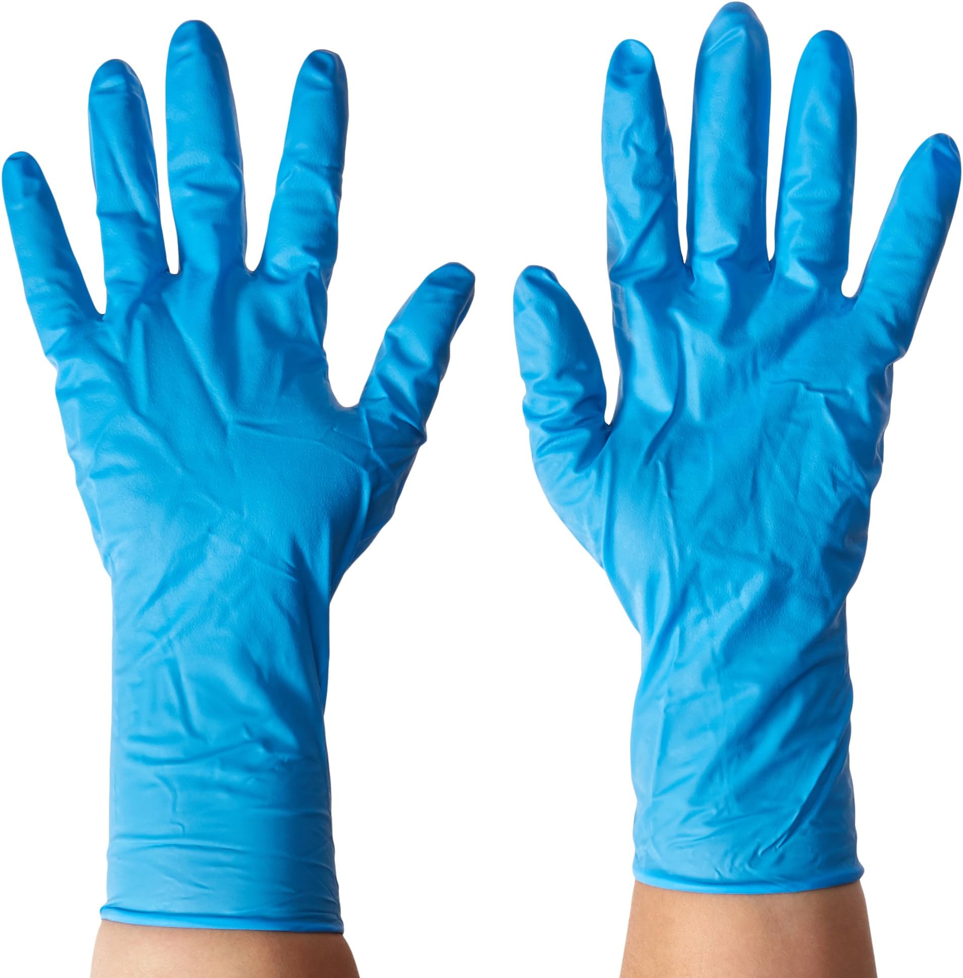 Nitrile Exam Gloves PF, SkinTx Cool Blue, 3.1 mil, 200 Gloves/Box, sizes XS-XXL (LG)