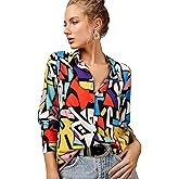 Blouses for Women Fashion, Long Sleeve Button Down Shirts Dressy Casual Tops
