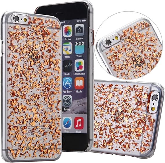 Amazon Com Venusau Classic Foil Flakes Phone Case For Iphone 6
