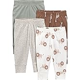 Simple Joys by Carter's Unisex Baby 4-Pack Neutral Pant