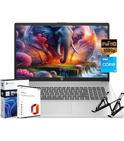 Amazon.com: HP 17 Laptop Everyday Notebook - with Microsoft Office