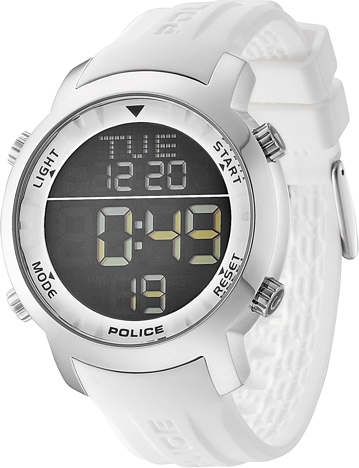 Montre POLICE PL.15919JS Pour Homme - Quartz, Acier, Cadran Bleu - Neuf Avec étiquettes