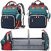 Astro alan Baby Diaper Bags with Changing Station, Waterproof Diaper Bag Backpack for Moms Dads