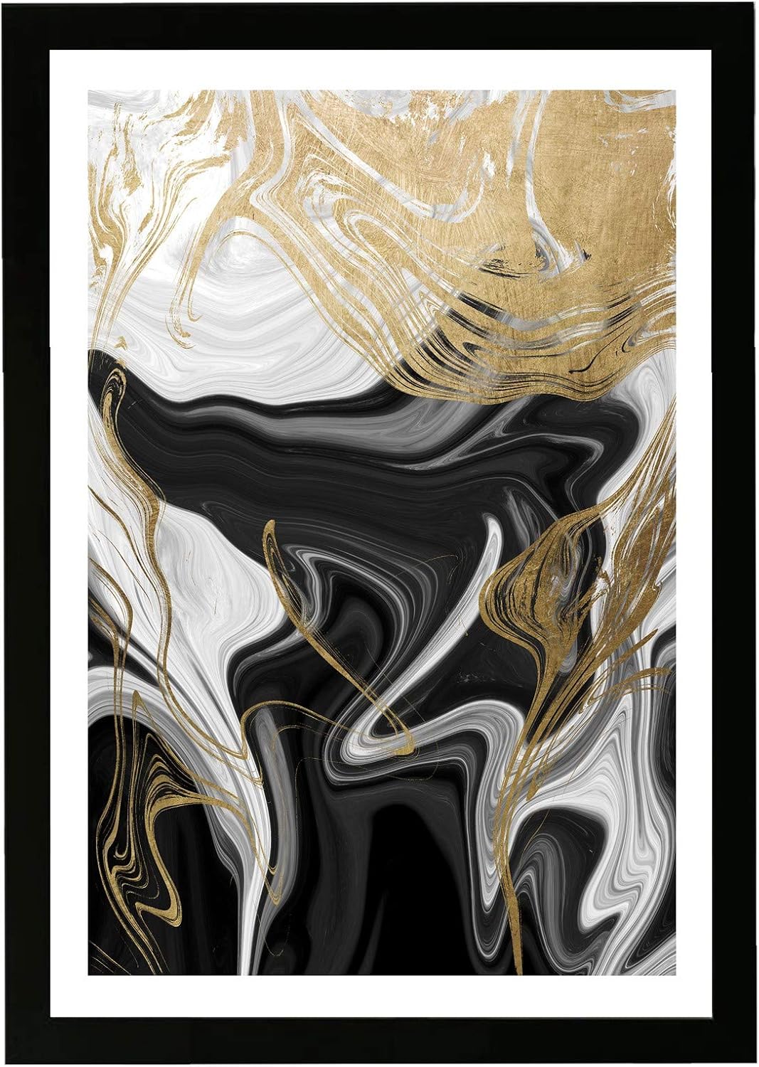 Amazon.com: Wynwood Studio Abstract Framed Wall Art Prints 'Ripples