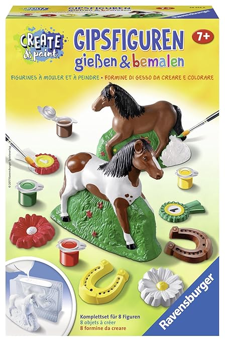 Ravensburger 28522 - Create & Paint Gipsfiguren 'Pferd'