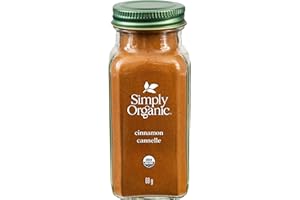 Simply Organic Ground Cinnamon, Certified Organic - 60g Glass Bottle