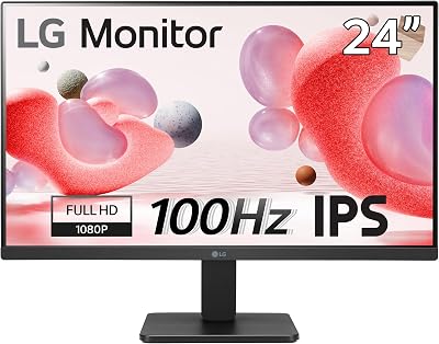 LG 24MR400-B 24 Inch IPS Monitor Full HD 1080p 100Hz FreeSync Anti-Glare