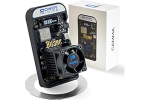 POWER MINING Bitaxe Gamma 602 ASIC Bitcoin Miner | 1.1 TH/s @ 18W | BM1370 Chip (Antminer S21 Pro) | Wi-Fi | USB-C | AxeOS | Open Source | Made in Europe | Incl. Power Supply & Stand