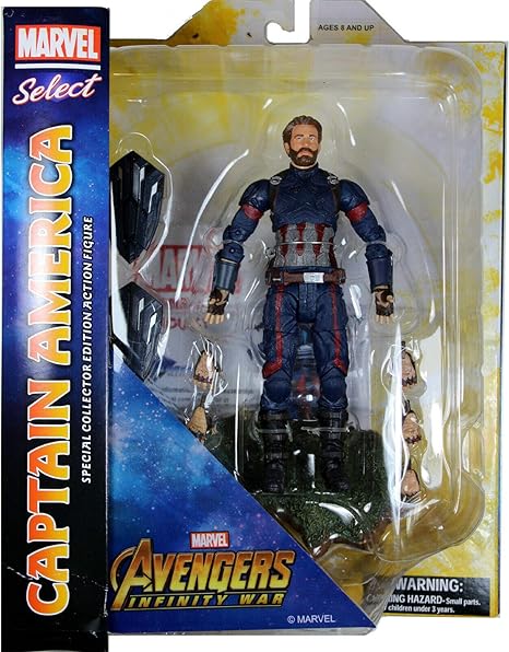 Amazon アベンジャーズ インフィニティ ウォー マーベルセレクト アクションフィギュア キャプテン アメリカ Avengers Infinity War 19 Marvel Select Action Figure Captain America 映画 最新 Mcu インフィニティウォー ダイアモンドセレクト 並行輸入品
