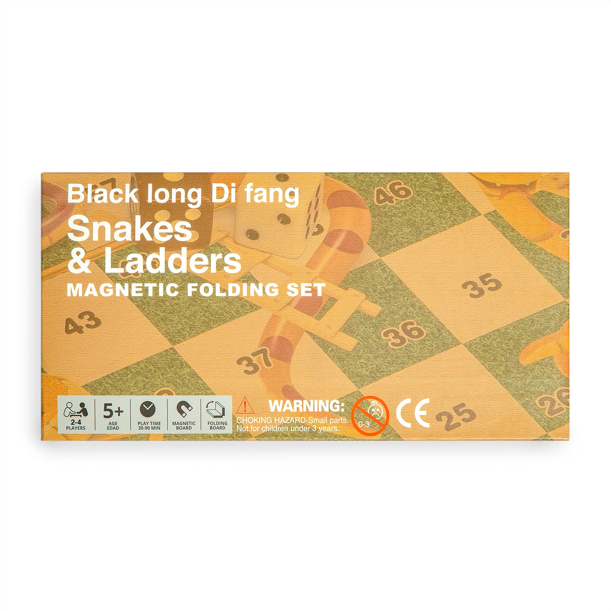 Magnetic Snakes and Ladders Board Game Set - 9.6 Inches