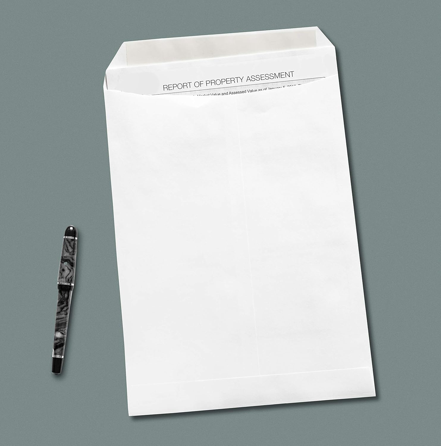 EnDoc 10x13 Open End Self Seal Envelopes - Bright White 28lb Heavyweight Paper 10 x 13 Inches Envelope for Home, Mailing Documents, Office, Business, Legal or School - 35 Pack : Office Products
