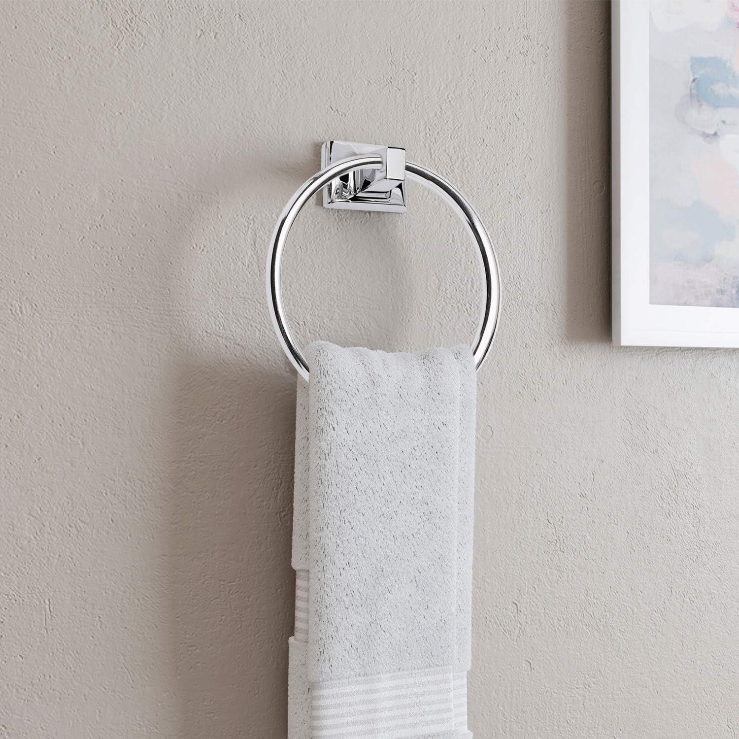 Design House 533091 Millbridge, Towel Ring, Polished Chrome - - 