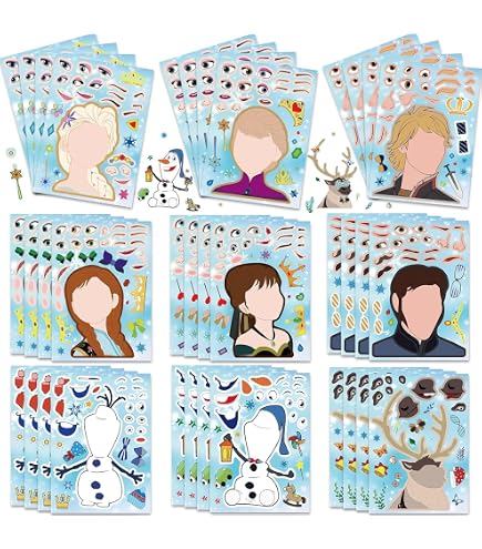 Lot De 25 Autocollants La Reine Des Neiges – Neufs – Personnages Disney