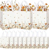 Supervitae Wildflower 24 Pcs Gift Bags Party Favor, Autumn Color | Fall Gift Bags Bulk, 9.8