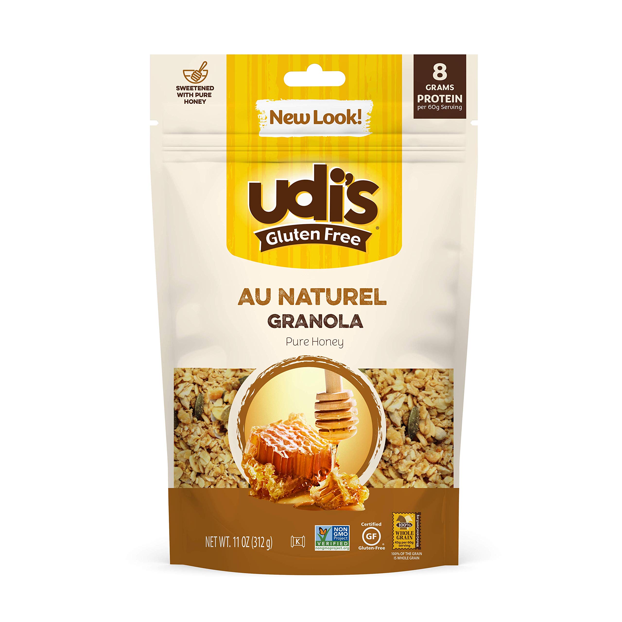 Udi'sGluten Free Granola, Au Natural, 12 oz (340 g)