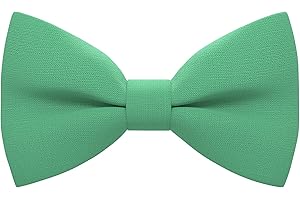 Bow Tie House Linen Classic Pre-Tied Bow Tie Formal Solid Tuxedo