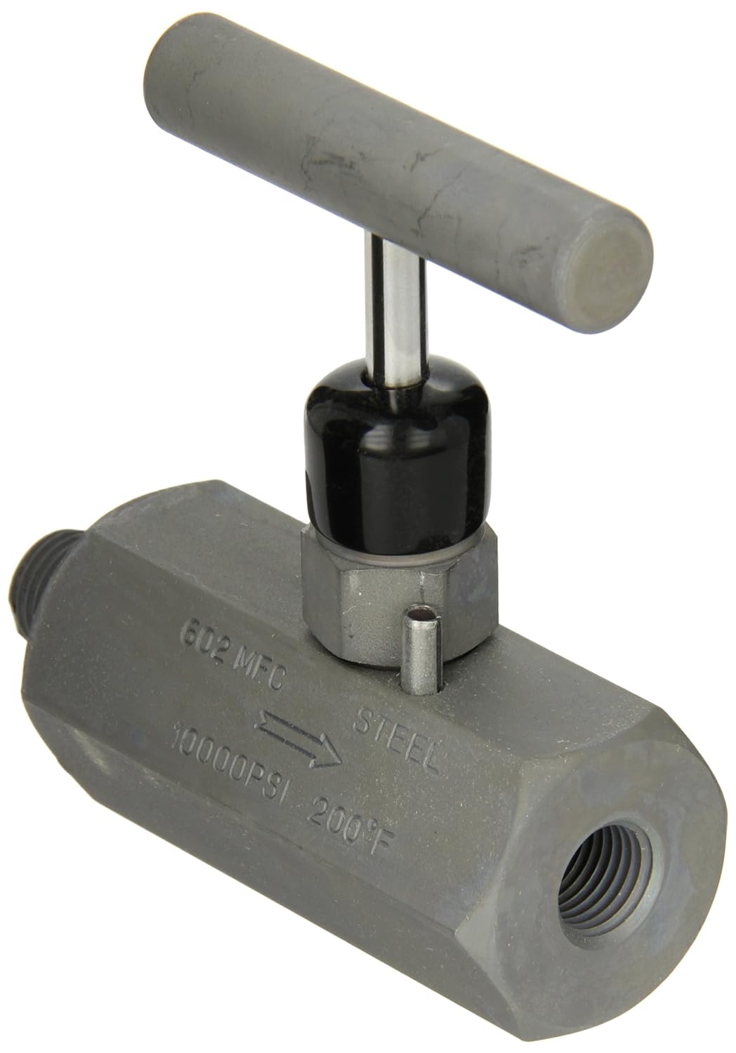 Needle Valves 10000 psi Pressure Range NOSHOK 600 Series ZincNickel