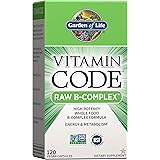 Garden of Life Vitamin B Complex - Vitamin Code Raw B Vitamin Whole Food Supplement, Vegan, 120 Capsules, Packaging May Vary