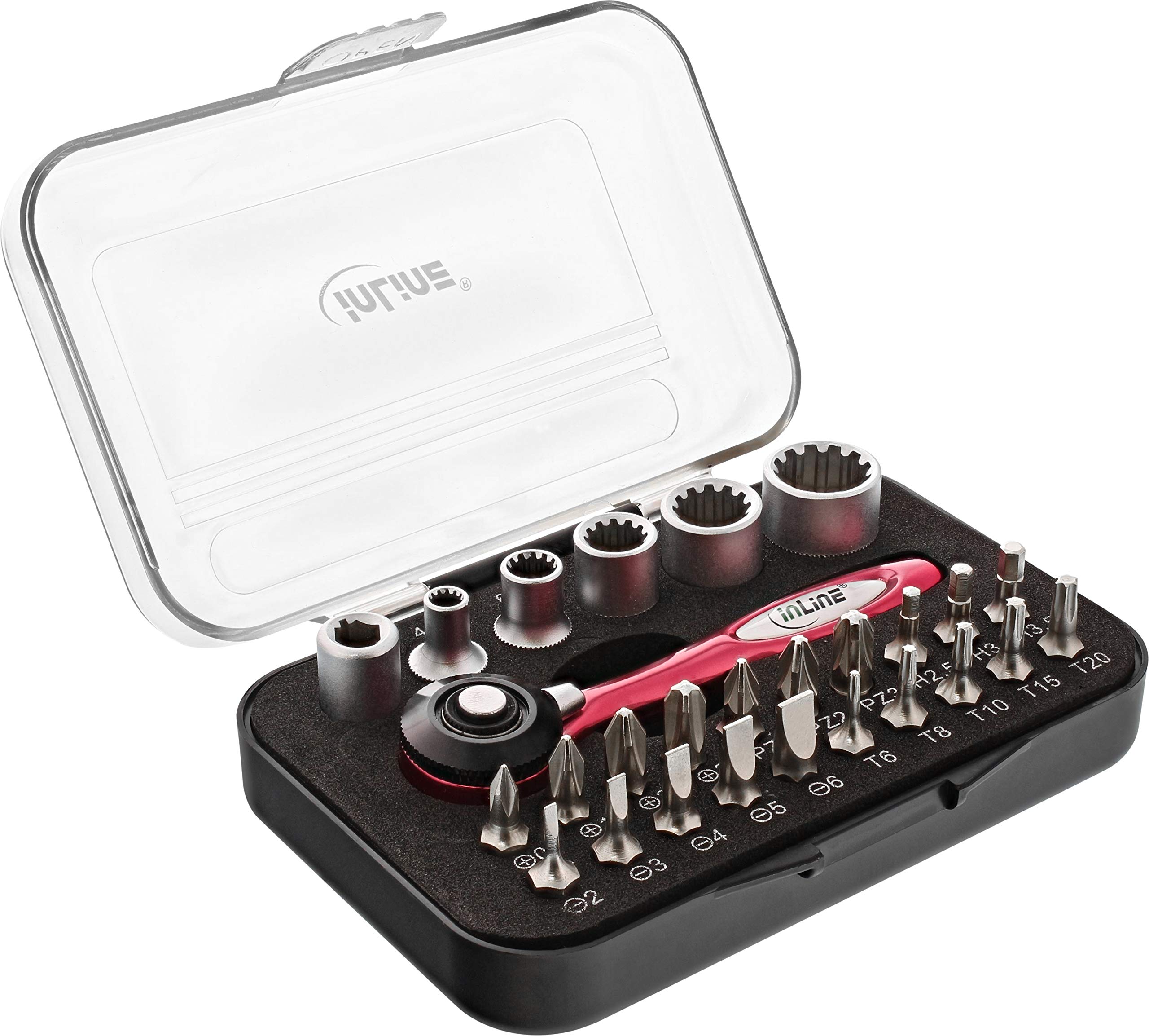InLine 43097 Mini Ratchet Set 27 in 1