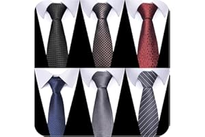 joy alice Tie For Men 6 PCS Necktie Woven Jacquard Neck Ties Set