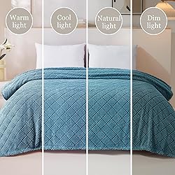 Whale Flotilla Fuzzy Fleece Queen Size Blanket for
