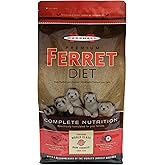 Marshall Pet Products Premium Ferret Diet, 4 lbs Pellet Bag, Complete Nutrition Formula - Single Food Bag