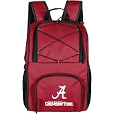 Logo Brands NCAA 24-Can Flex Backpack Cooler &ndash; Leak-Proof Lining, Bungee Cord Top &amp; Shoulder Straps &ndash; Portable Cooler for Tailgates, Beach &amp; Outdoor Events