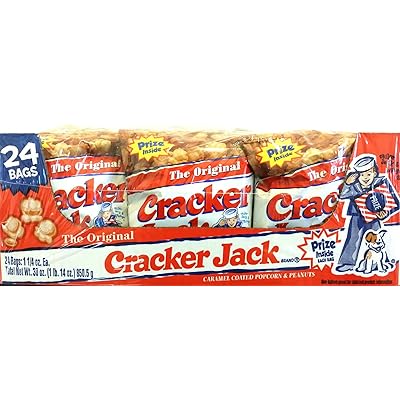 Cracker Jack Original with Prize - 24 Bags 1 1/4 oz. Ea