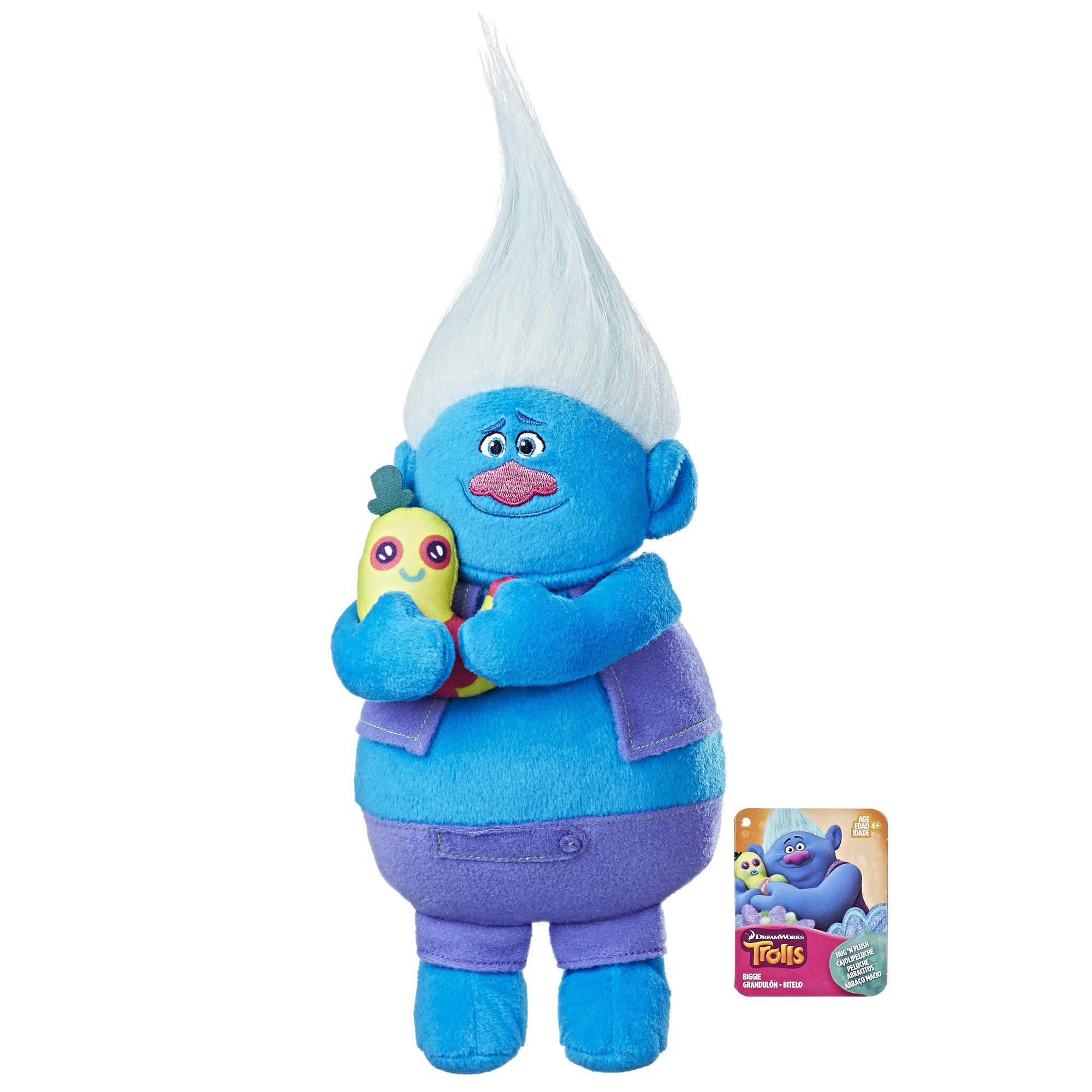 Trolls DreamWorks Biggie Hug N Plush Doll