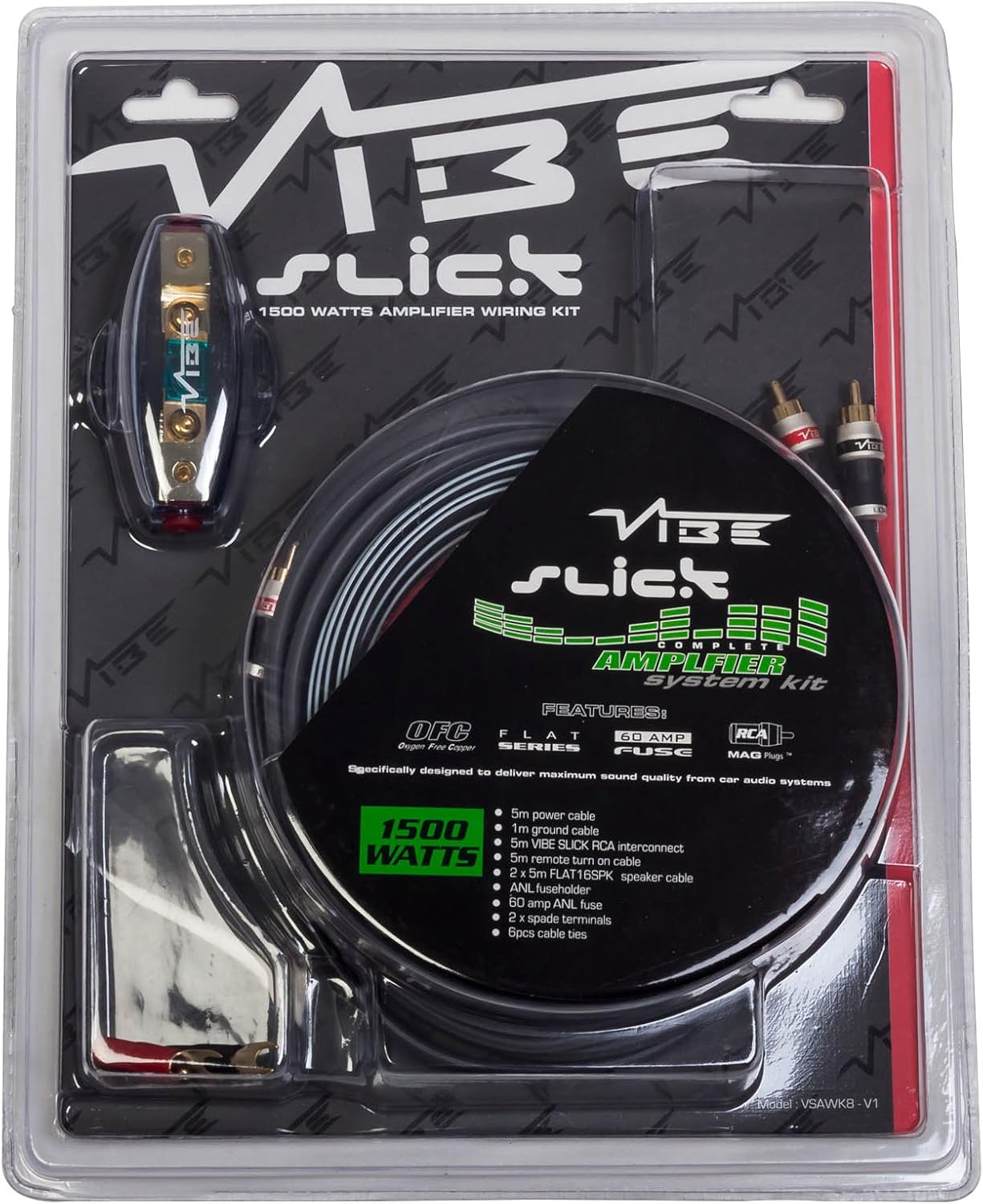 VIBE Audio Slick 1500 W System Car Wiring Kit Amazon.co.uk Electronics