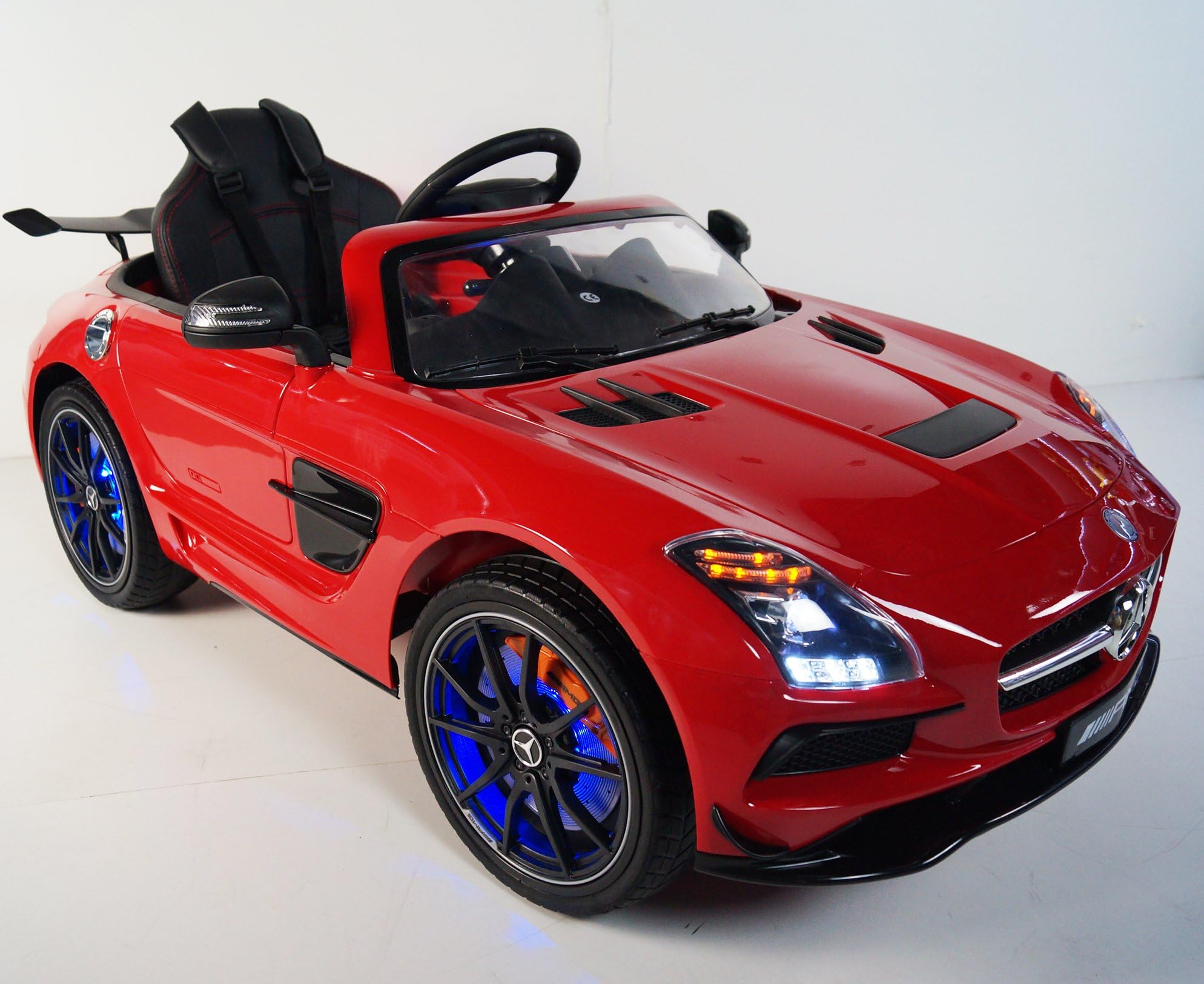 MERCEDES STYLE rideONEcar. BATTERY OPERATED 12V RIDE ON TOY CAR FOR KIDS REMOTE CONTROL.