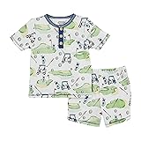 Mud Pie Golf Pajama Set, Gray, 12-18 Months