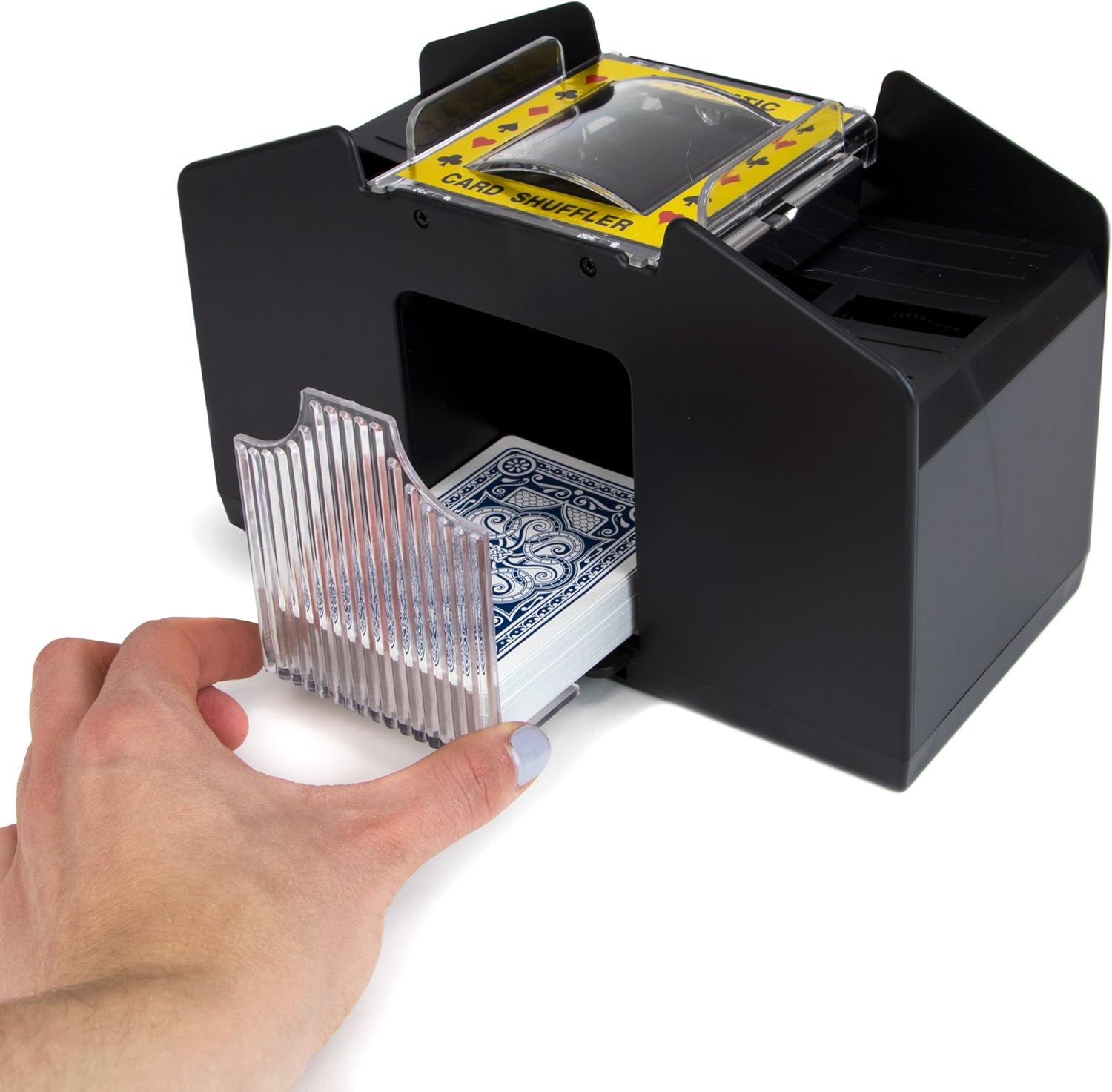 Jobar Easy Automatic 2 Deck Playing Card Shuffler Machine Sports Outdoors Leisure Sports Game Room Zgkimwarta Pl