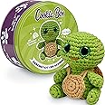 Cookie Box Original Crochet Kit for Beginners – Gift Set to Make Turtle Hugo Amigurumi Plushie – Easy DIY Crochet & Knitting 