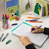 PILOT FriXion Ball 07 Set of 5 Refillable Erasable Pens 3 Black 1 Green 1 Purple view 5