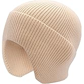 ZLYC Men's Winter Beanie Hat with Earflap Fashion Outdoor Warm Knit Daily Skull Cap