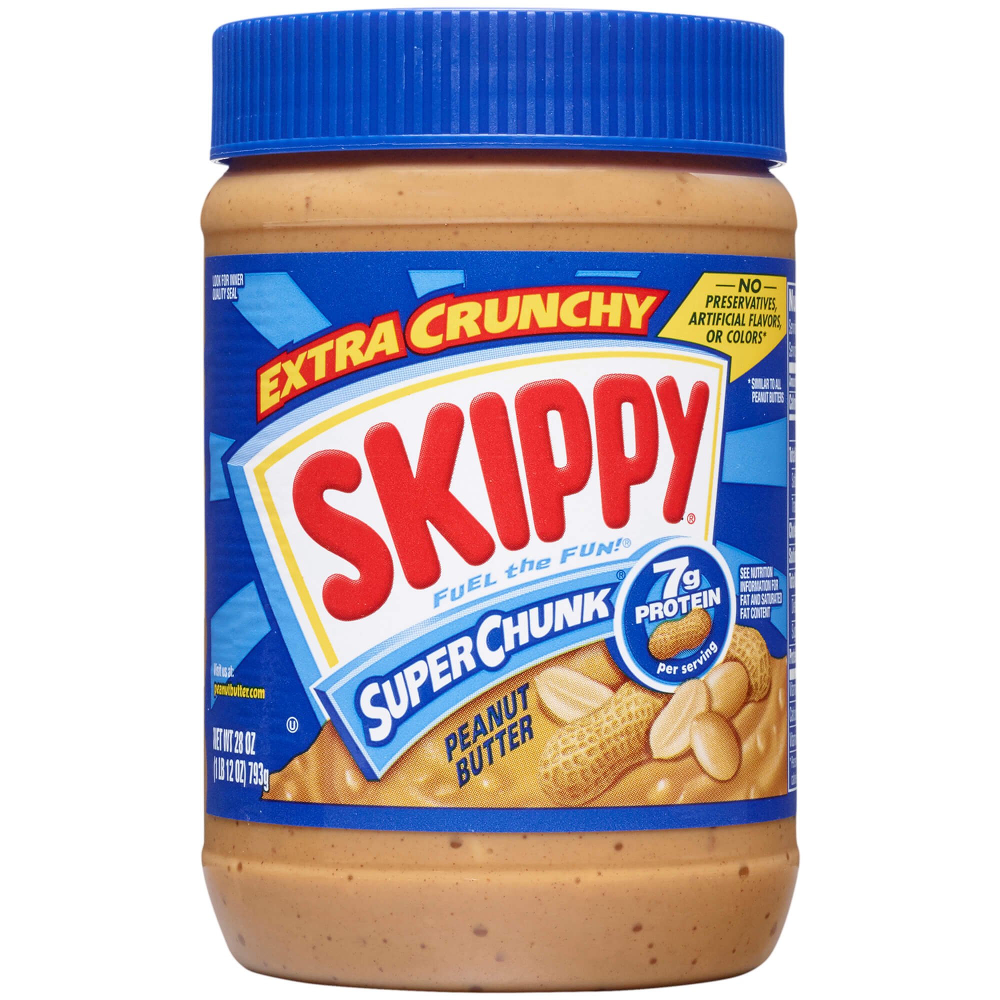 SKIPPY Peanut Butter, Chunky, 28 Ounce (Pack of 12) Image