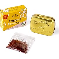 Certified USDA Organic Saffron, Purest grade Saffron Threads, non-GMO, Kashmir Valley - Ayurvedic Spice for use in…