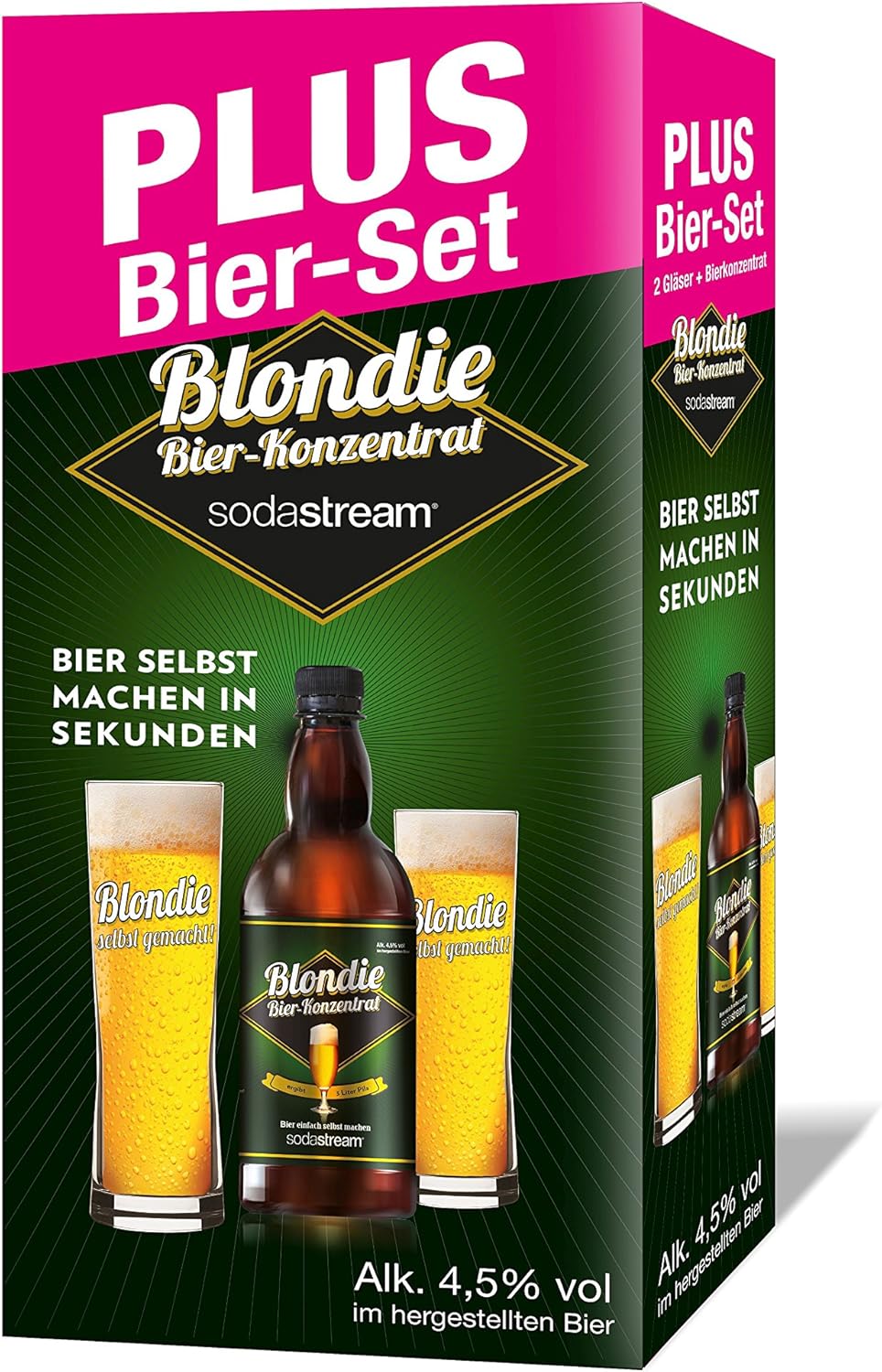 Sodastream 2100183490 Blondie Beer Syrup Gold 10 X 20 X 48 Cm Amazon Co Uk Kitchen Home